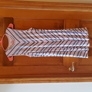 Sonoma Red White Blue Swing Dress